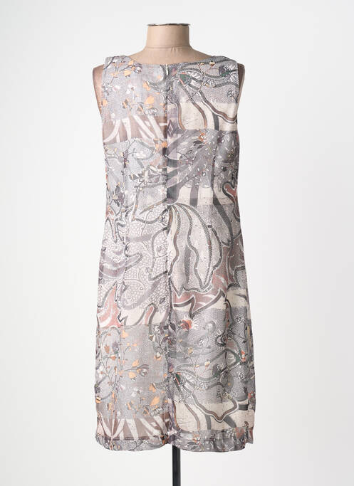 Rochie scurtă fără mâneci fără mâneci maro QUATTRO femme