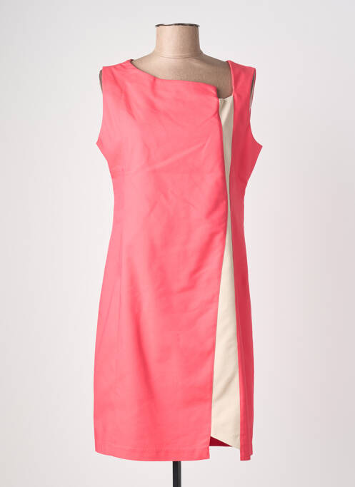 Rochie scurtă fără mâneci fără mâneci roz QUATTRO femme