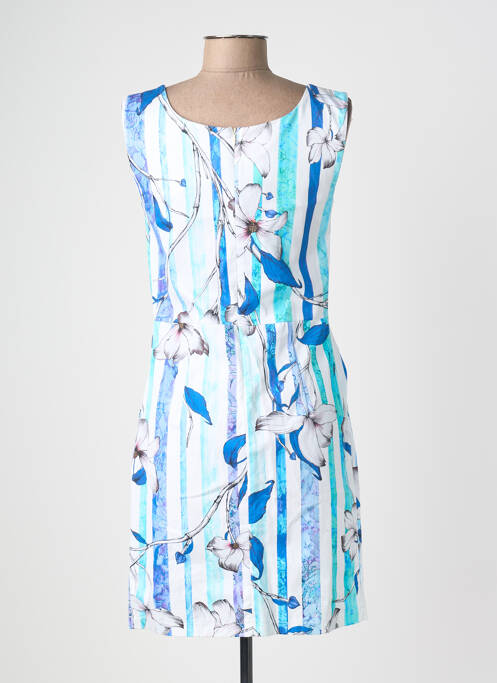 Rochie scurtă fără mâneci fără mâneci albastru QUATTRO femme