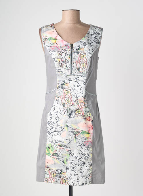 Rochie scurtă fără mâneci fără mâneci gri QUATTRO femme