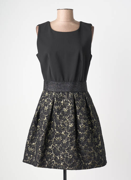 Rochie scurtă fără mâneci fără mâneci negru QUATTRO femme
