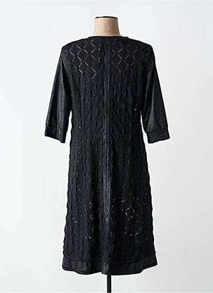 Rochie scurtă mâneci 3/4 mâneci 3/4 negru BEATE HEYMANN femeie