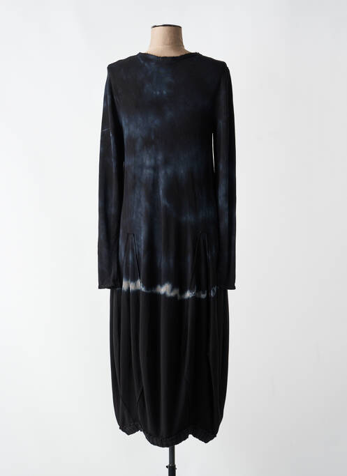 Rochie lungă mâneci lungi mâneci lungi negru KEDZIOREK femme