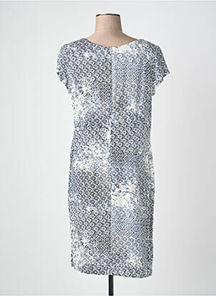Rochie midi mâneci scurte mâneci scurte albastru QUATTRO femeie