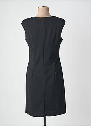 Rochie midi țesătură crep mâneci scurte bej QUATTRO femeie
