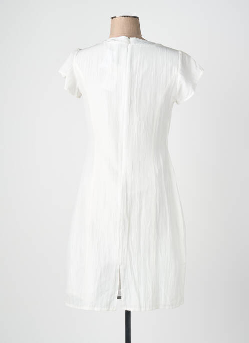 Rochie midi imprimeu fantezie mâneci scurte maro QUATTRO femme