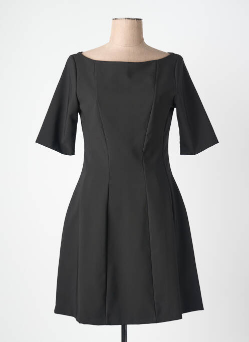 Rochie scurtă mâneci 3/4 mâneci 3/4 negru QUATTRO femme