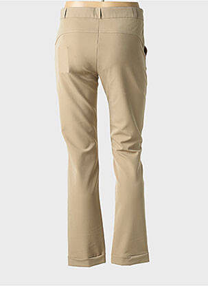 Pantalon slim buzunare bej HBT femeie