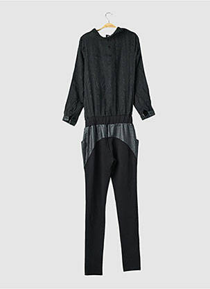Salopetă-pantalon mâneci lungi negru NÜ femeie
