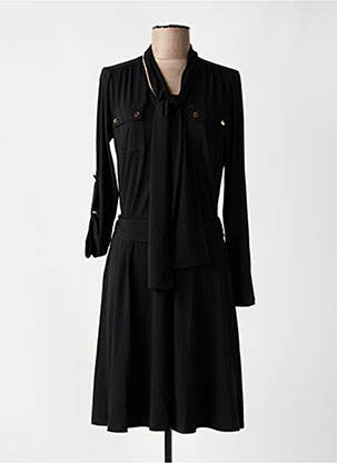 Rochie midi mâneci lungi mâneci lungi negru K-DESIGN femeie