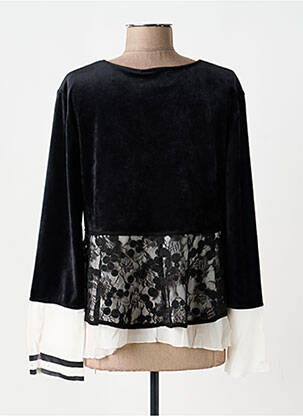 Top elasticitate mâneci lungi negru ELISA CAVALETTI femeie