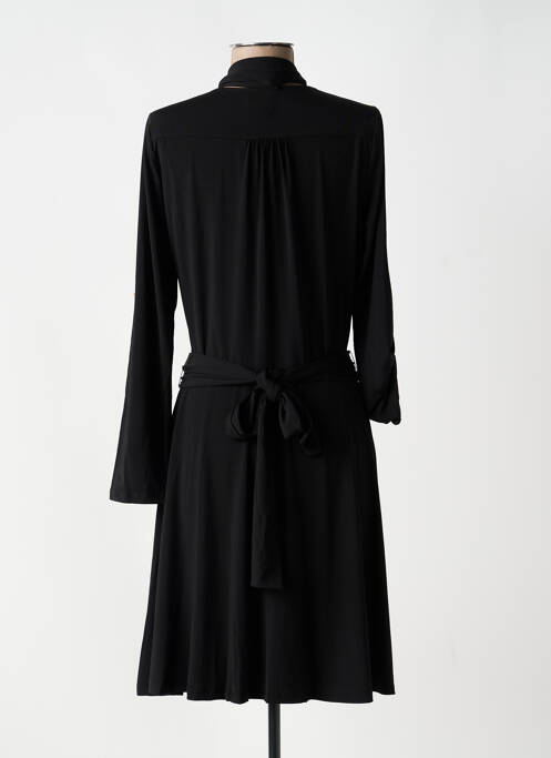 Rochie midi mâneci lungi mâneci lungi negru K-DESIGN femme