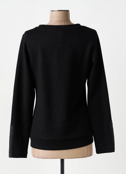 Hanorac elasticitate mâneci lungi negru DOLCEZZA femme