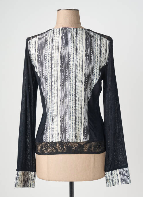 Vestă cu mâneci lungi croială cambrată negru QUATTRO femme