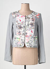 Jachete casual guler rotund gri QUATTRO femme