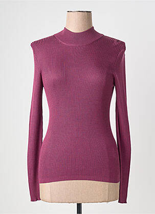 Pulover croială cambrată mâneci lungi violet QUATTRO femeie