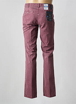 Pantalon chino țesătură melanj violet LUIGI MORINI bărbat