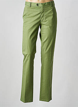 Pantalon chino elasticitate mărime normală verde MEYER bărbat