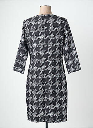 Rochie midi mâneci 3/4 mâneci 3/4 negru QUATTRO femeie