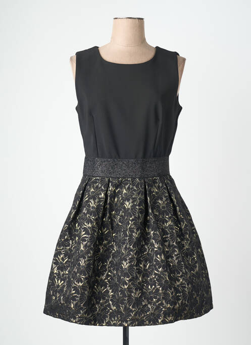 Rochie scurtă fără mâneci fără mâneci negru QUATTRO femme