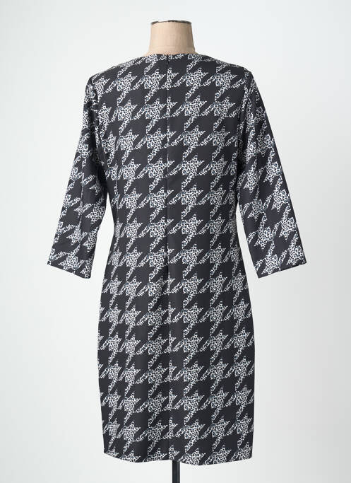 Rochie midi mâneci 3/4 mâneci 3/4 negru QUATTRO femme
