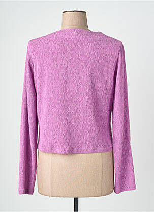 Jachete casual guler rotund violet QUATTRO femeie