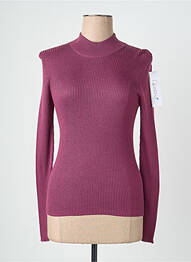 Pulover croială cambrată mâneci lungi violet QUATTRO femme