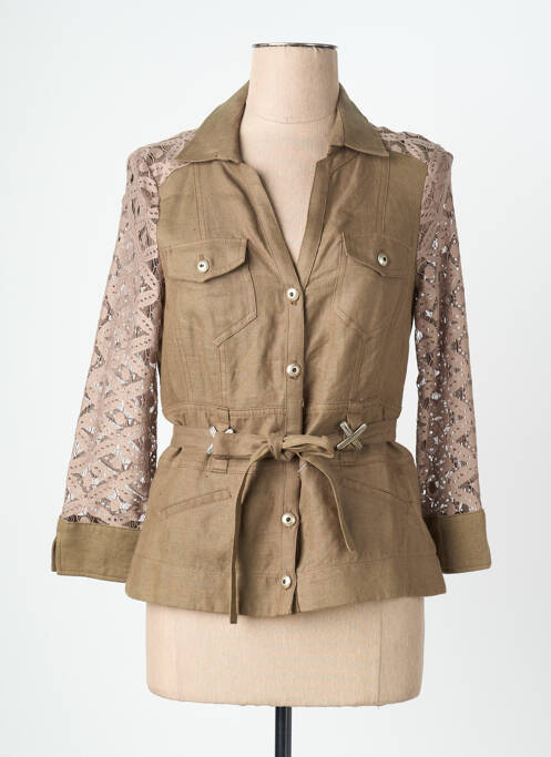 Jachete casual buzunare maro QUATTRO femme