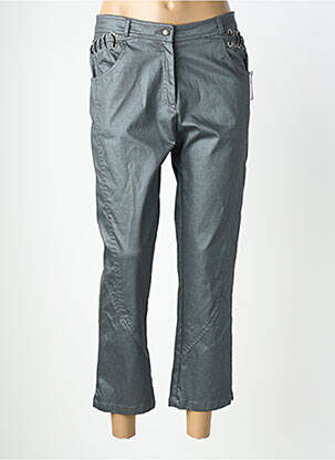 Pantalon 7/8 elasticitate mărime normală gri QUATTRO femeie