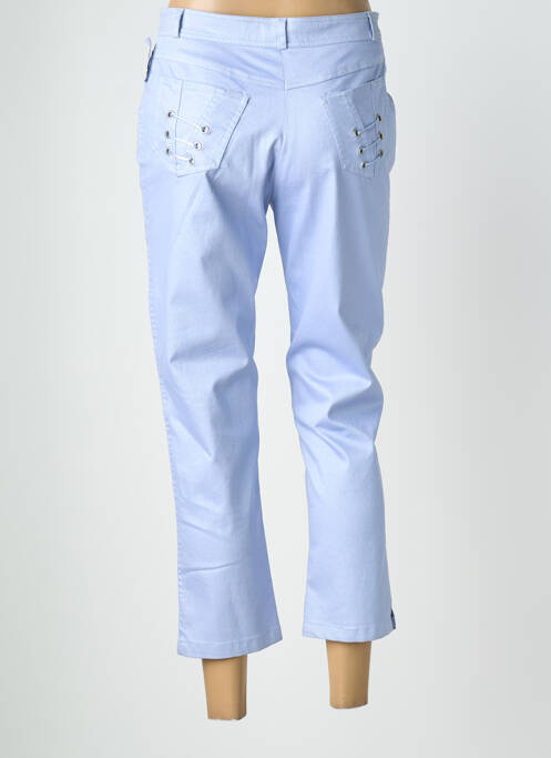 Pantalon 7/8 elasticitate mărime normală albastru QUATTRO femme