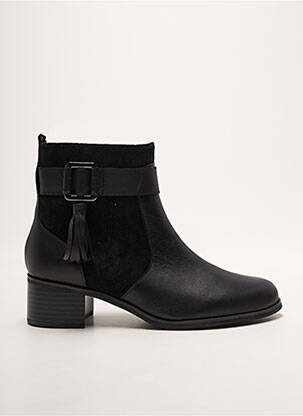 Botine/ghete toc pătrat toc de 4 la 6 cm negru EMILIE KARSTON femeie