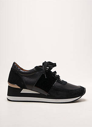 Adidași material neted toc de 4 la 6 cm negru EMILIE KARSTON femeie