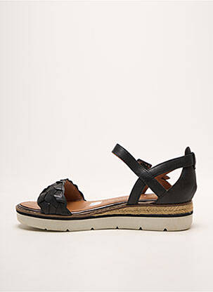 Sandale/pantofi decupați tip de talpă amortizantă toc plat până la 3 cm negru EMILIE KARSTON femme