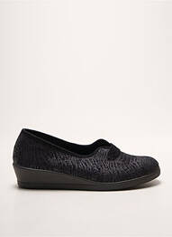 Papuci/pantofi de casă vârf rotund toc plat până la 3 cm negru ROHDE femme