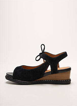 Sandale/pantofi decupați toc platformă toc de 4 la 6 cm negru MAM'ZELLE femme