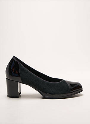 Pantofi cu toc material neted toc de 4 la 6 cm negru ARA femeie