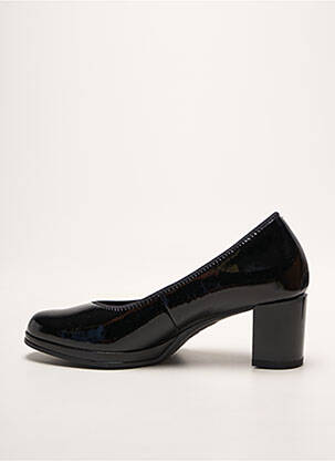 Pantofi cu toc material neted toc de 4 la 6 cm negru ARA femeie