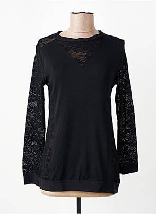 Tricou mâneci lungi mâneci lungi negru SUGGEST femeie