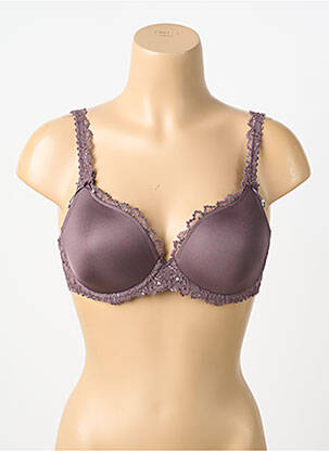 Sutien efect material satinat top sutien modelat violet MARIE JO femeie
