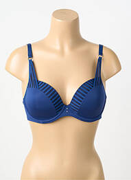 Sutien efect material satinat top sutien modelat albastru MARIE JO femeie