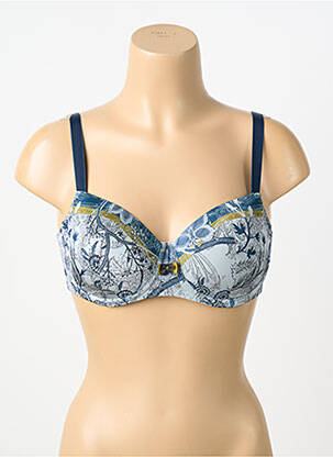 Sutien top sutien modelat top sutien modelat albastru ANTIGEL femeie