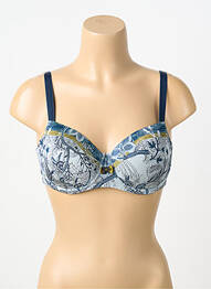 Sutien top sutien modelat top sutien modelat albastru ANTIGEL femeie
