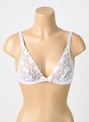 Sutien fără armatură bralete alb VIKTOR & ROLF X AUBADE femeie