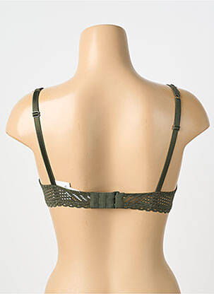 Sutien fără armatură bralete verde ANTIGEL femeie