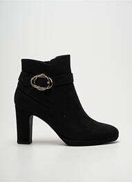 Botine/ghete toc pătrat toc de 7 la 9 cm negru TAMARIS femme