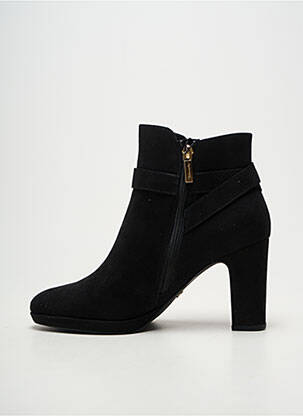 Botine/ghete toc pătrat toc de 7 la 9 cm negru TAMARIS femeie