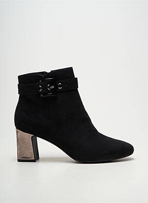 Botine/ghete toc pătrat toc de 7 la 9 cm negru TAMARIS femeie