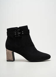 Botine/ghete toc pătrat toc de 7 la 9 cm negru TAMARIS femme
