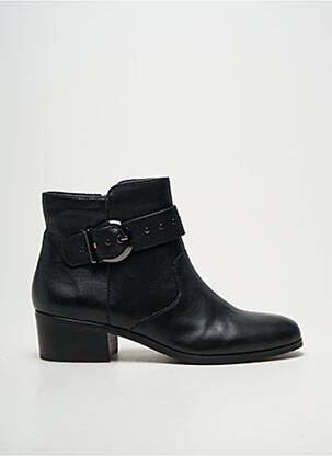 Botine/ghete toc mic toc de 4 la 6 cm negru SWEET femeie