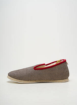 Papuci/pantofi de casă vârf rotund vârf rotund maro CHAUSSE MOUTON bărbat